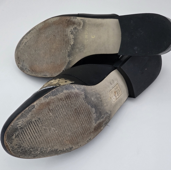 ALEPEL Leopard Black Mules – Hand-Painted – Size 6 – EUC - Picture 8 of 8